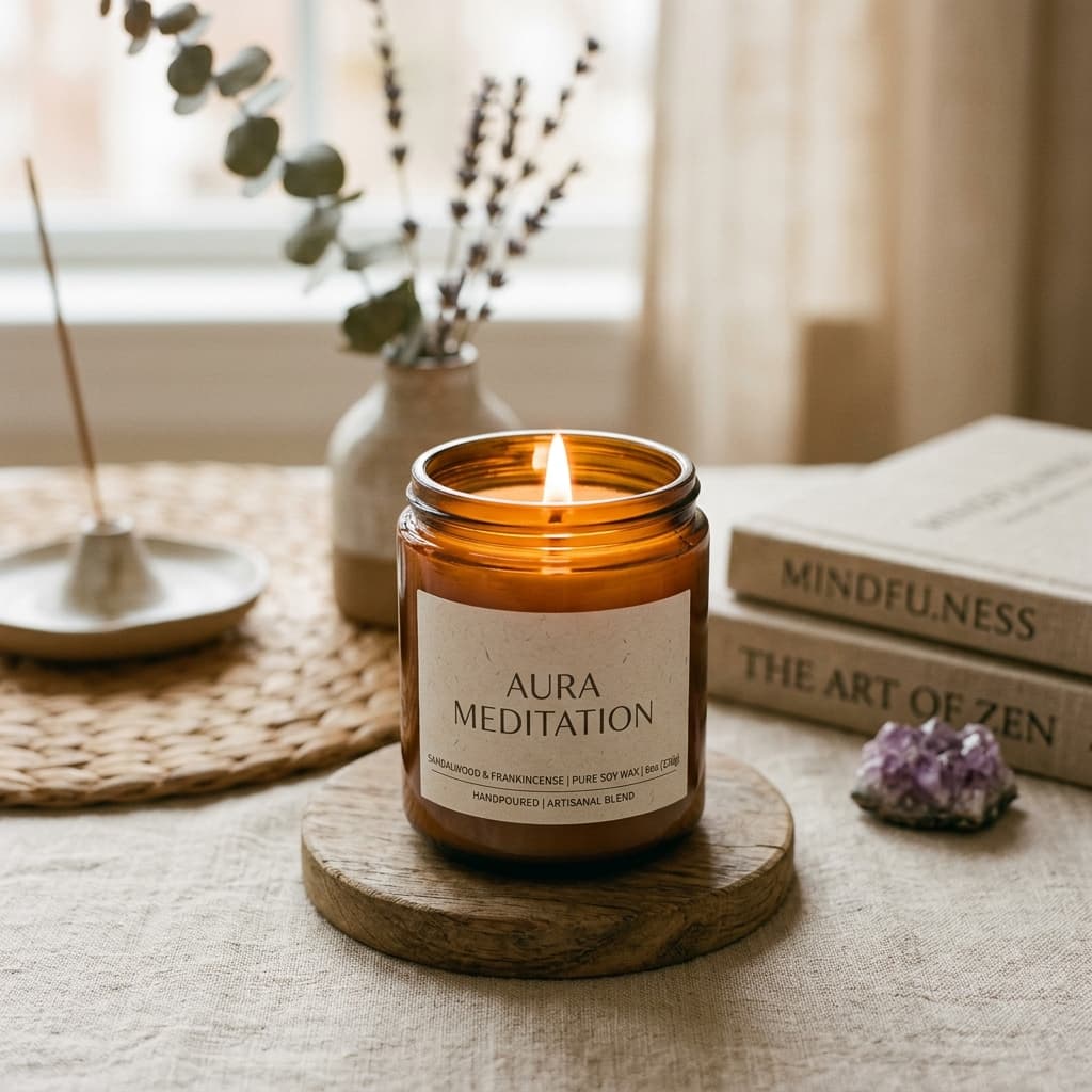 Bougie Artisanale « Méditation »