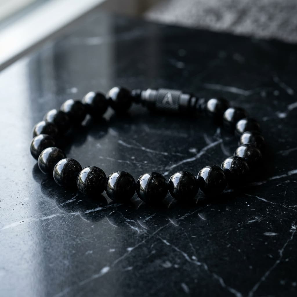 Bracelet Obsidienne Noire