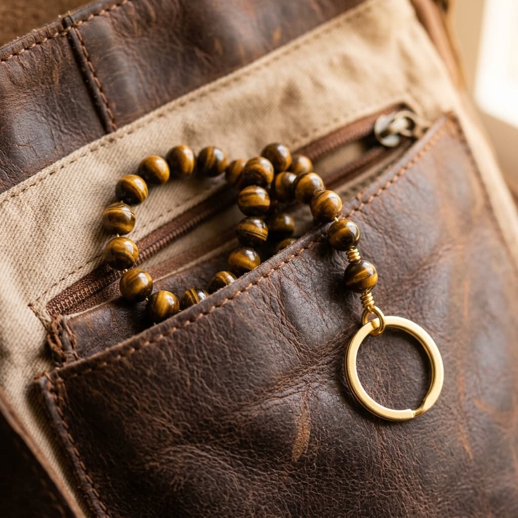 Tasbih / Chapelet Oeil-de-Tigre — Taille Poche