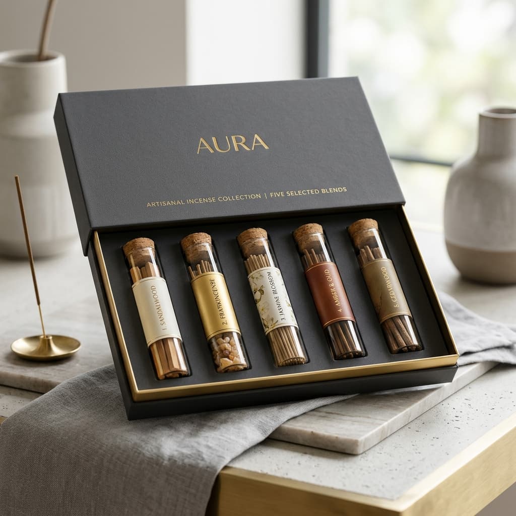 Coffret Encens Nomah — 5 Varietes