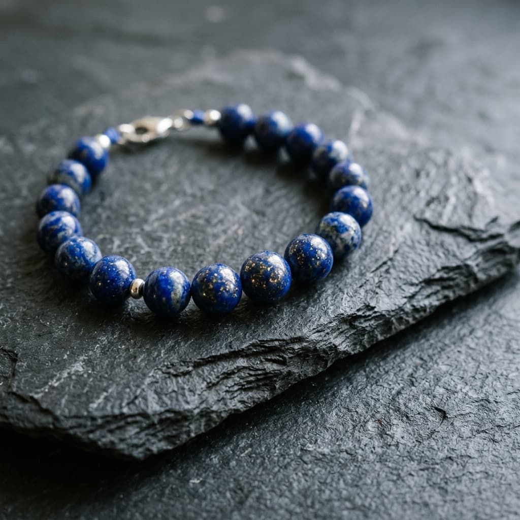 Bracelet Conscience — Amethyste & Lapis Lazuli