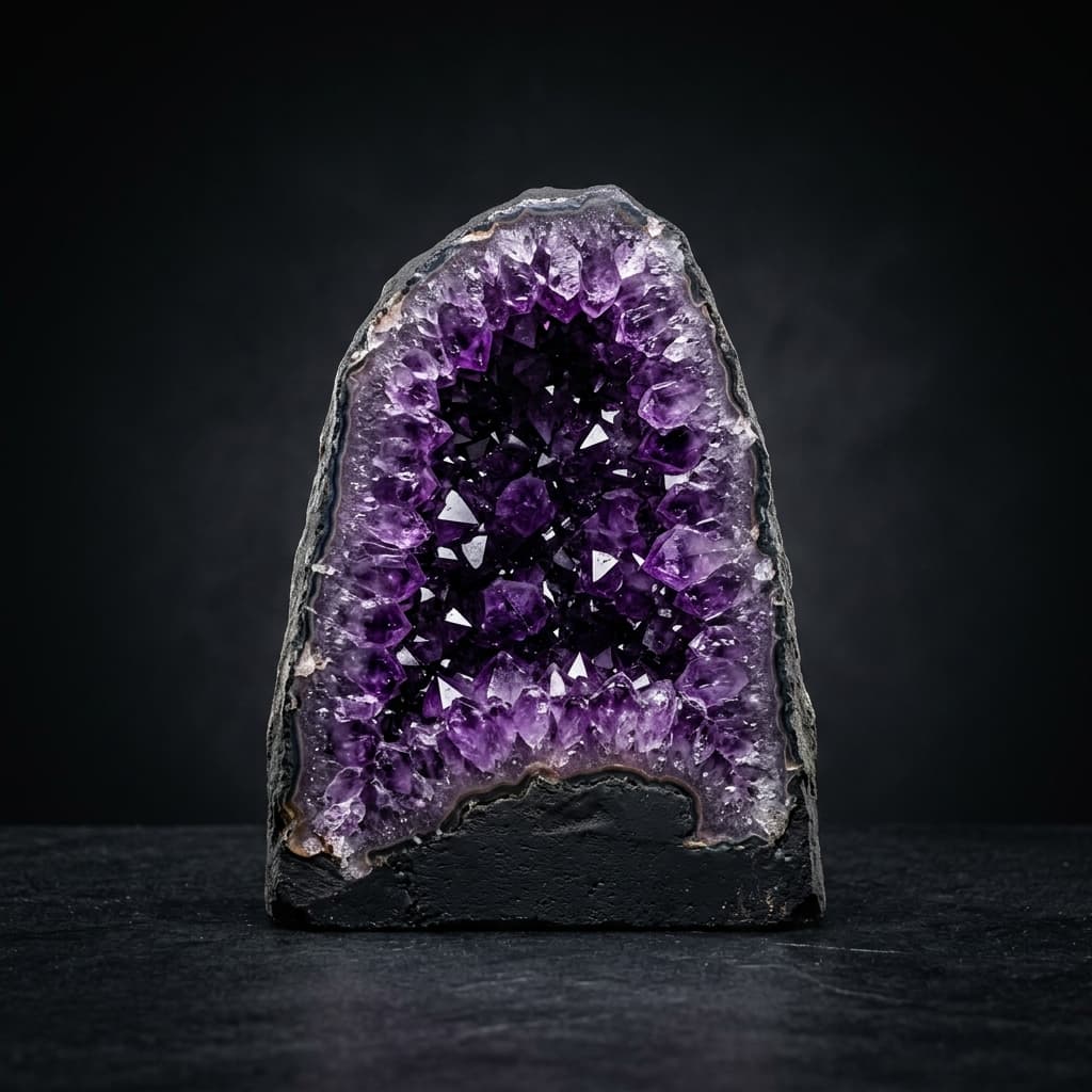 Geode Amethyste Bresil — Petite (7-9 cm)