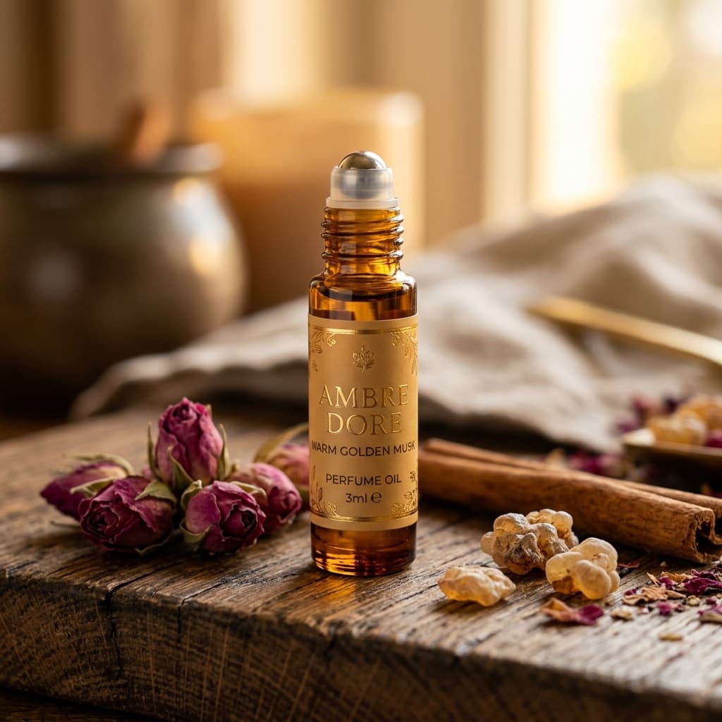 Musc Ambré Doré — Fiole 3 ml